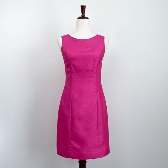 Saks Fifth Avenue Dresses & Skirts - Saks Fifth Avenue | Lotus Grace Pink Sleeveless Sheath Mini Dress